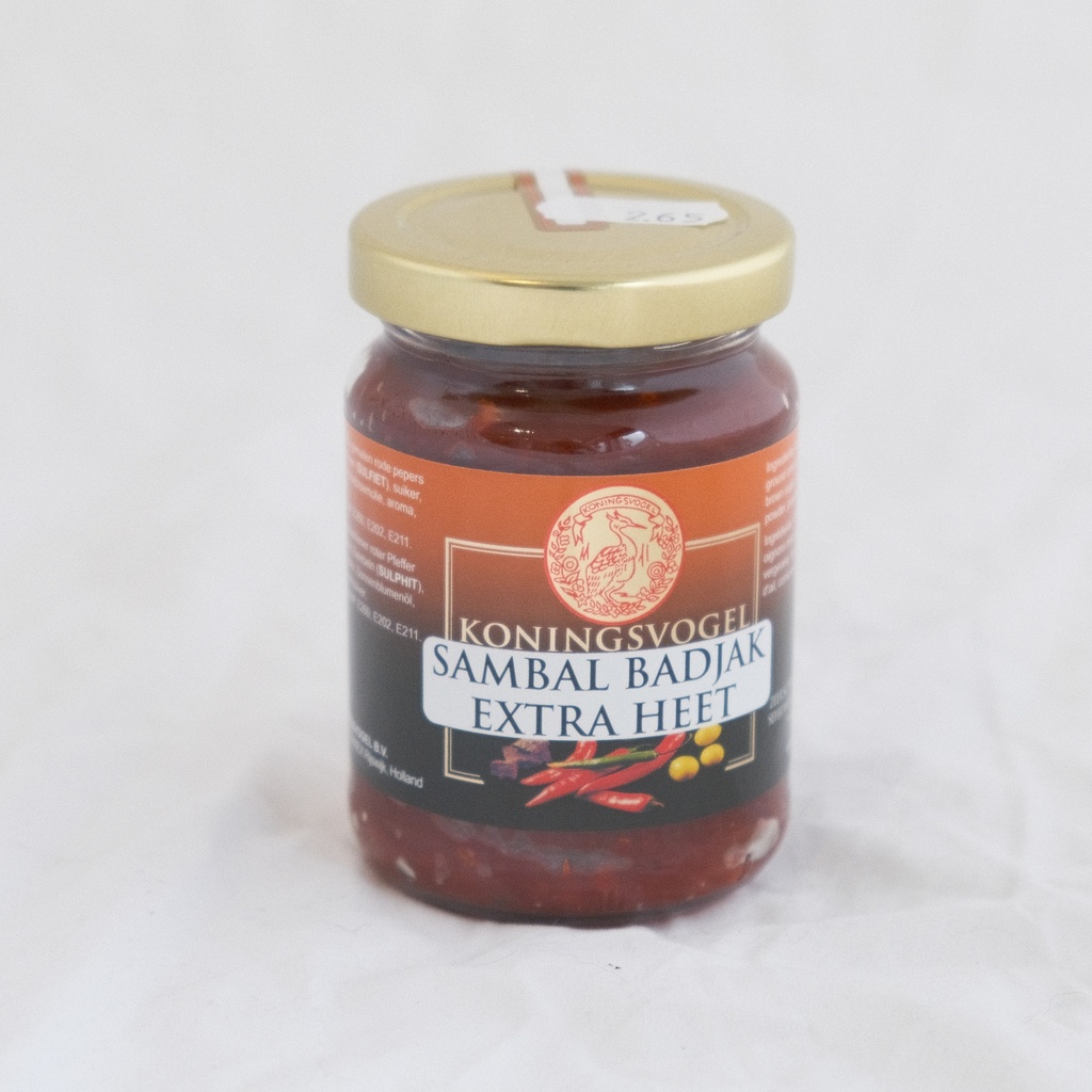 Koningsvogel  Sambal Badjak Extra Heet  200g